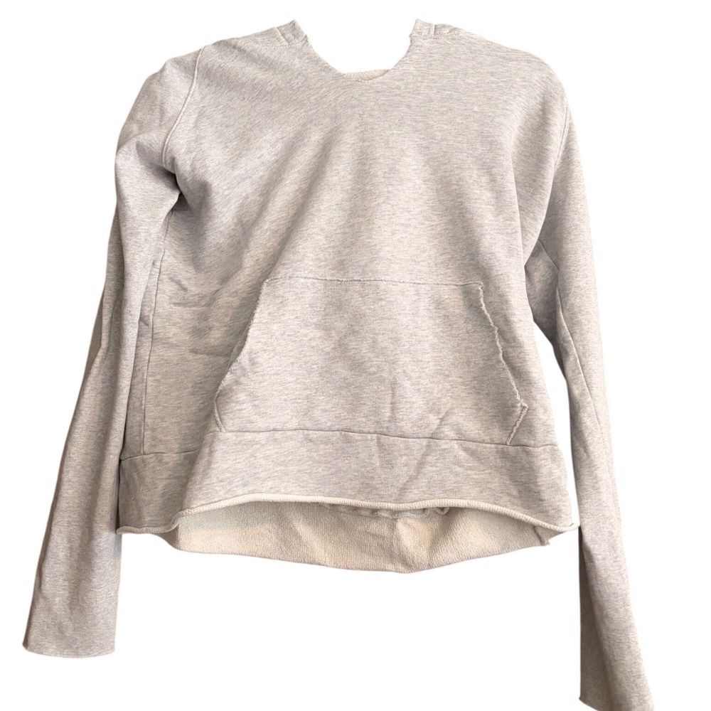 Frank & Eileen Tee Lab Gray Cotton French Terry Hoodie LAB530TF Womens Medium